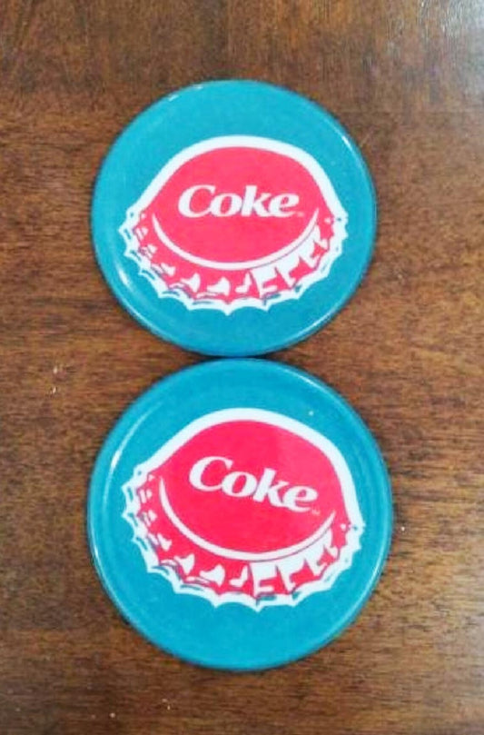 2 Coca-Cola Coasters